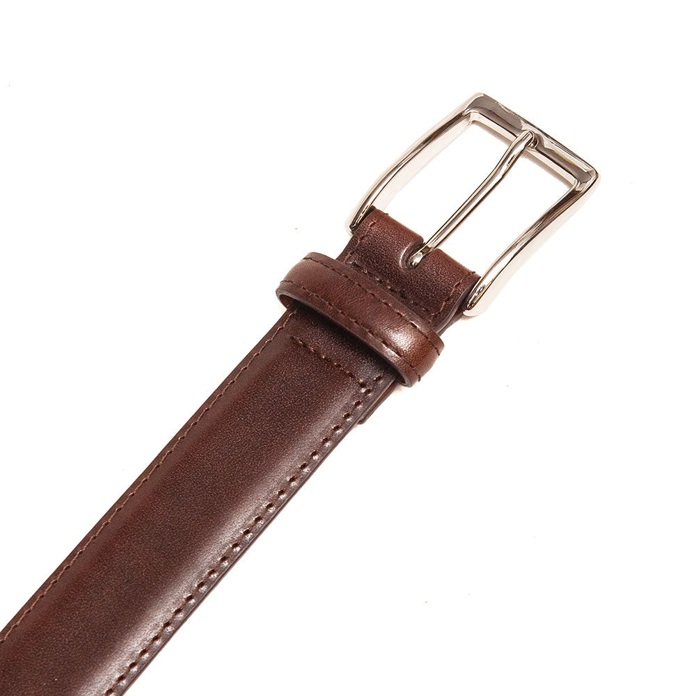 lost & found Alden Alden Calf Leather Belt Dark Brown