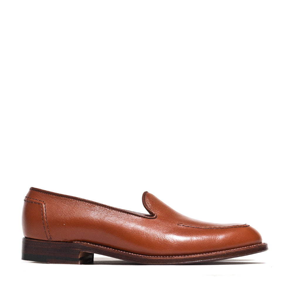 lost & found Alden Alden Cognac Lady Calf Slip On With Mocc Stitch G7101