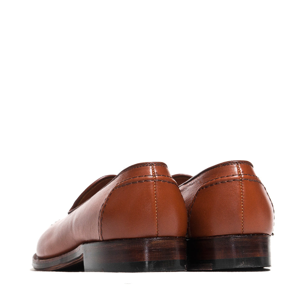 lost & found Alden Alden Cognac Lady Calf Slip On With Mocc Stitch G7101
