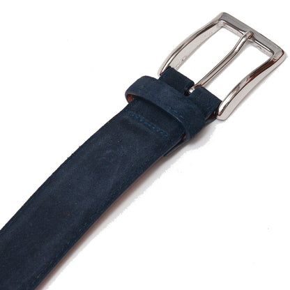 lost & found Alden Alden Navy Suede Belt