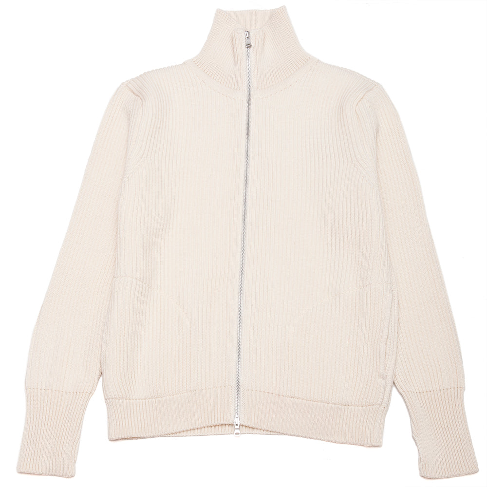 lost & found Andersen-Andersen Andersen-Andersen Navy Full-Zip with Pockets Off-White