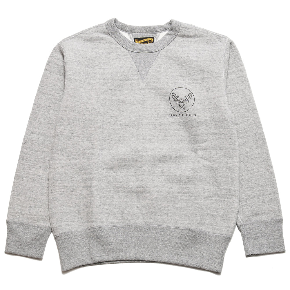 lost & found The Real McCoy's The Real McCoy's Army Air Force Sweatshirt Grey