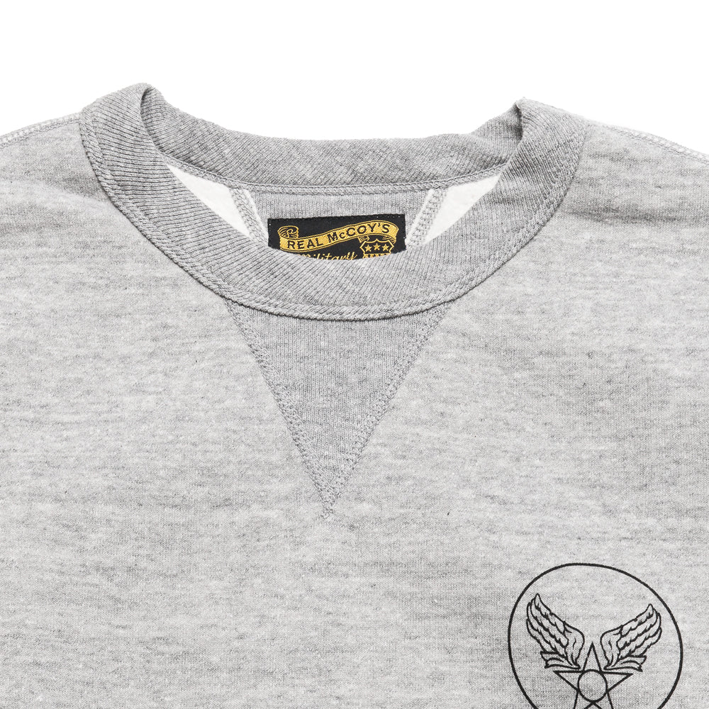 lost & found The Real McCoy's The Real McCoy's Army Air Force Sweatshirt Grey