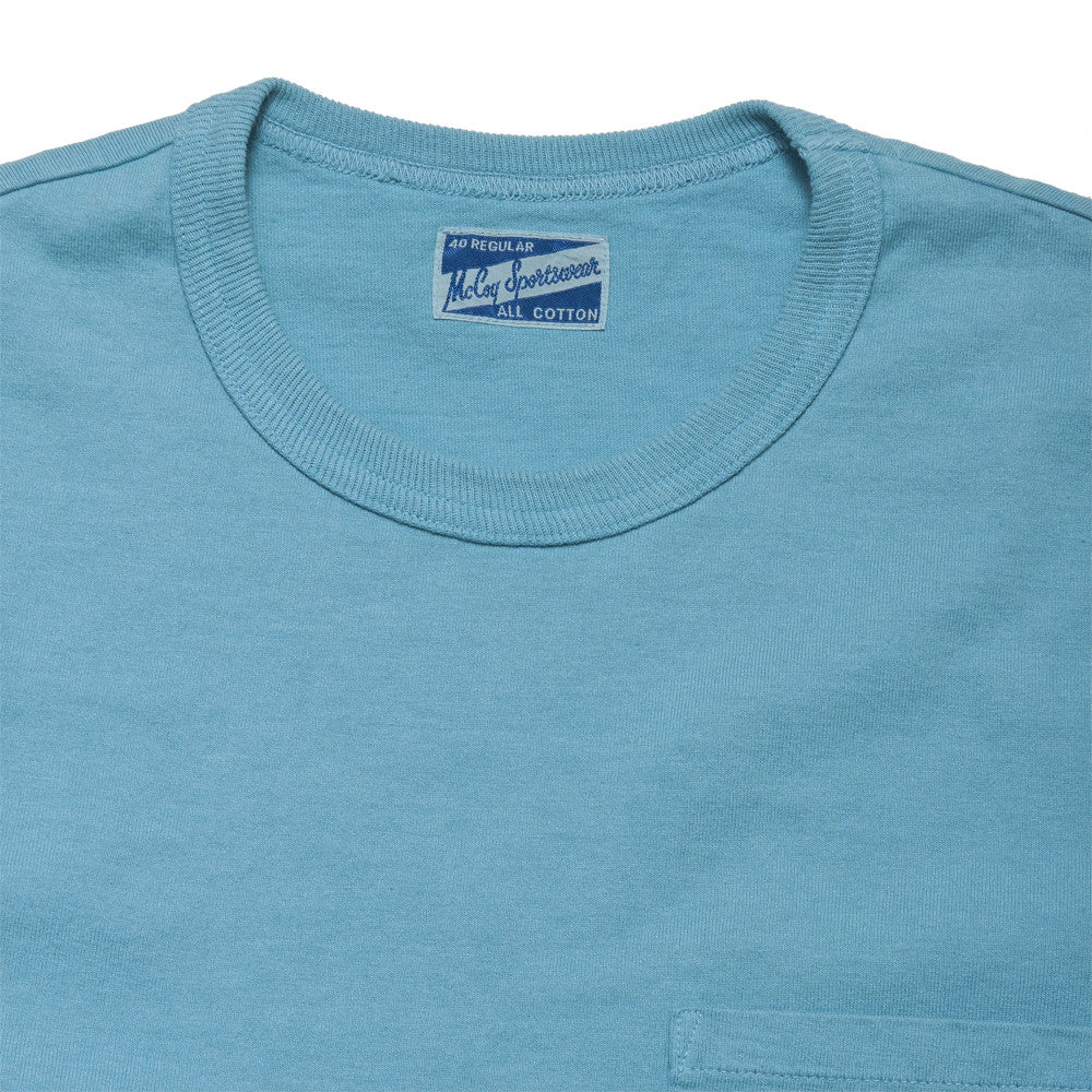 lost & found The Real McCoy's The Real McCoy's Joe McCoy Overdyed Sportswear Pocket Tee Saxe